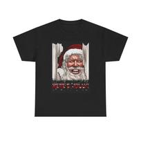 Men's and Women's T-shirts Here Jolly Santa XL