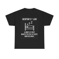 Men's and Women's T-shirts Newtons Law Graphic XXL