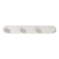 Wholesale 4 Hooks Strong Traceless Adhesive Hooks Nail-free Bathroom Wall Clothes Hanger normal balta