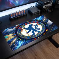 Chelsea FC Printed Large Mouse Pad, Non Slip Soft Rubber Gaming Desk Mat for Office Laptop Computer Decor 30cmx60cm（11.8x23.6inch）
