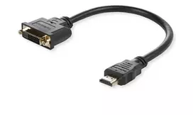 Microconnect HDMDVI15CM vaizdo kabelio adapteris 0,15 m HDMI A tipo (standartinis) DVI-D juodas