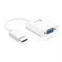 j5create JDA213 HDMI į VGA adapteris baltas 0,1 m 1920x1080P
