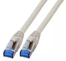 EFB-Elektronik RJ45 Patch laidas Cat.6A S/FTP TPECat.7 superflex pilkas 3m K5525FGR.3