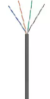 Microconnect KAB025-100 tinklo kabelis juodas 100 m Cat5e U/UTP