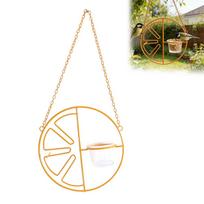 Hummingbird Feeder Hanging Bird Feeder for Canary Parrot Lark Small Birds Inspired Design Exquisite Garden Hanging Bird Feeder oranžinė