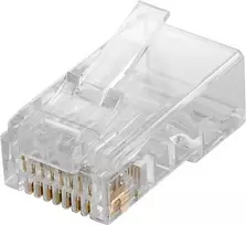 Microconnect KON503-10 RJ45 kištukas vielai, permatomas, 10 vnt.