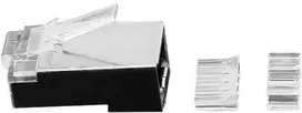 Microconnect KON512-50 – RJ45 kištukas Cat6a FTP, sidabrinis, 50 vnt.
