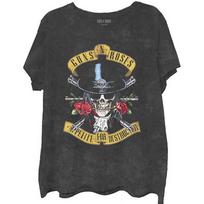 Boys' Guns N Roses Appetite Stone Wash T-shirt Youth Medium Black 3XL
