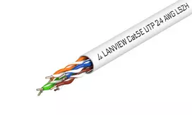 Lanview LVN122014 tinklo kabelis baltas 305 m Cat5e U/UTP (UTP)