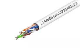 Lanview LVN122112 tinklo kabelis baltas 305 m Cat6 U/UTP (neekranuotas)