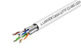 Lanview LVN122430 tinklo kabelis baltas 500 m Cat6a U/FTP (STP)