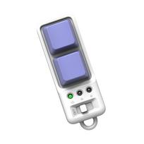 Smartphone Remote Clicker Multifunctional Smart Fingertip Ring Remote Control Dual Button Portable for Tablet Mobile Phone violetinė