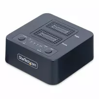 „StarTech.com“ M.2 NVMe diskų kopijavimo įrenginys 1:1, nepriklausomas M.2 SSD klonavimo įrenginys iki 90GB/min, USB 3.2 20Gbps M.2 dviejų lizdų dokas, su USB-C / A laidais