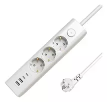 MicroConnect 3 krypčių USB Schuko ilgintuvas 1.5 m baltas 3 AC lizdai 230 V