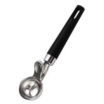 Premium Ice Cream Scoop Stainless Steel Trigger SpoonFrozen Yogurt Gelatos Sundaes Scoop Kitchen Accessories Ice Cream Spoon juoda