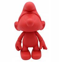 Šuniuko smurfo vinilinė matės raudonumo figūrėlė, judinama, 20 cm