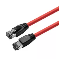 Microconnect MC-SFTP80025R tinklo kabelis Raudonas 0,25 m Cat8.1 S/FTP (S-STP)