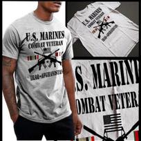 Iraq Afghanistan Combat Vet T-shirt Tops Tees Unisex Military Veteran Day Warrior new Tee 2XL