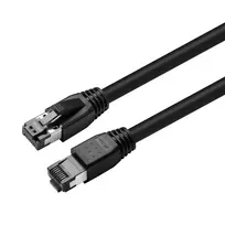 MicroConnect MC-SFTP8075S tinklo kabelis, juodas, 7,5 m, Cat8.1, S/FTP (S-STP)