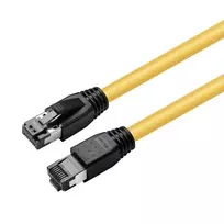 MicroConnect MC-SFTP8075Y tinklo kabelis geltonas 7,5 m Cat8.1 S/FTP (S-STP)