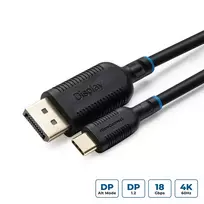 MicroConnect MC-USBCDP1 USB Type-C į DisplayPort adapterio kabelis 1 m, juodas