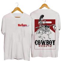 Vintage 1990s Marlboro Man Cowboy Shirt Unisex Graphic Western T-shirt Tops Tees Unisex S-5XL L