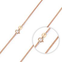 Lobster Clasp Slim Women Men Ladies Girls Box Chain Rose Gold Necklace Jewelry rožinio aukso spalvos
