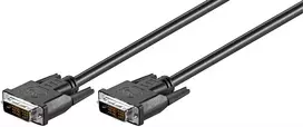 MicroConnect MONCCS1 DVI laidas 1 m DVI-D juodas