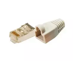 RJ45 kištukas LogiLink MP0011 CAT5e ekranuotas 100 vnt pilkas