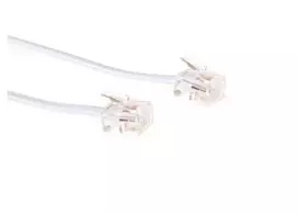 Telefono laidas Microconnect MPK181W RJ11 RJ11 1 m baltas