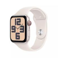 Išmanusis laikrodis Apple Watch SE GPS + Cellular 44mm Starlight aliuminio korpusas smėlio spalvos
