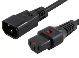 Microconnect PC1024 maitinimo laidas juodas 1 m C13 kištukas C14 lizdas