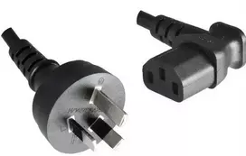 MicroConnect PE010418AUSTRALIA-A maitinimo laidas juodas 1,8 m I tipo kištukas C13 jungtis