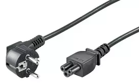 MicroConnect PE010810 maitinimo laidas 1 m juodas C5 jungtimi