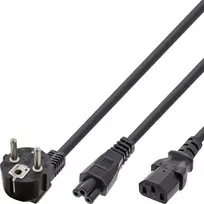Microconnect PE011418 Y tipo maitinimo laidas su Schuko kištuku, 1× IEC C13 ir 1× IEC C5, 1,8 m