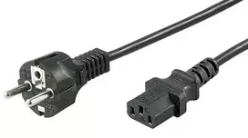 Microconnect PE020418 maitinimo laidas 1,8 m juodas CEE7/7 C13