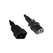 Microconnect PE030620 maitinimo laidas 2 m C13 kištukas C20 lizdas juodas