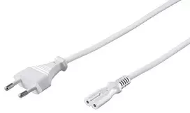 MicroConnect PE0307100W maitinimo laidas baltas 10 m C7 jungtis
