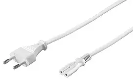 Microconnect PE030705W maitinimo laidas baltas 0,5 m C7 kištukas