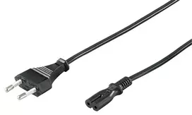 MicroConnect PE030718 maitinimo laidas, 1,8 m, juodas, CEE7/16 – C7