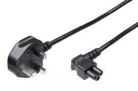 MicroConnect PE090818A maitinimo laidas 1,8 m, juodas, G tipo kištukas, C5 jungtis