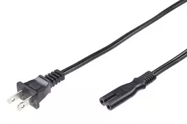 Microconnect PE110718 maitinimo laidas, 1,8 m, juodas, A tipo kištukas – C7 mova