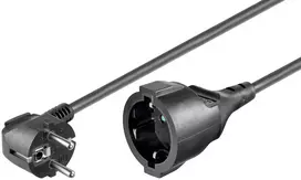 Microconnect PE140500 maitinimo ilgintuvas 5 m juodas