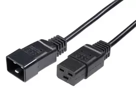 Microconnect PE141505 maitinimo laidas juodas 0,5 m C20 kištukas C19 lizdas