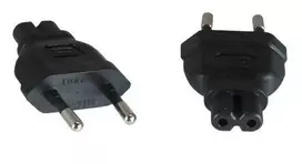 MicroConnect PEEUC7AD maitinimo kištuko adapteris C7 (aštuoniukė) į M tipą, juodas
