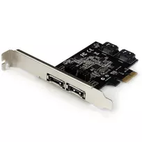 StarTech.com 2 prievadų PCI Express SATA 6Gbps eSATA valdiklio kortelė – dviejų prievadų PCIe SATA III kortelė – 2 vidiniai / 2 išoriniai