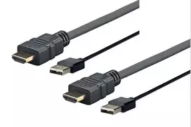 Vivolink PROHDMIUSB3 vaizdo kabelio adapteris 3 m HDMI USB Type-A juodas