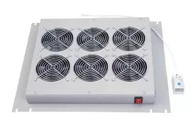 Laisvai pastatomas spintinis ventiliatorių blokas Triton RAC-CH-X05-X3 6 ventiliatoriai Pilka