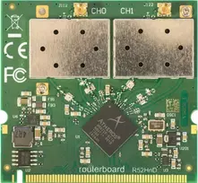 Tinklo plokštė MikroTik R52HND vidinė WLAN
