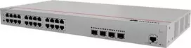 Switch HUAWEI S220-24P4X — 24 Gigabit RJ-45, 4 x SFP+, PoE, 1U pilkas